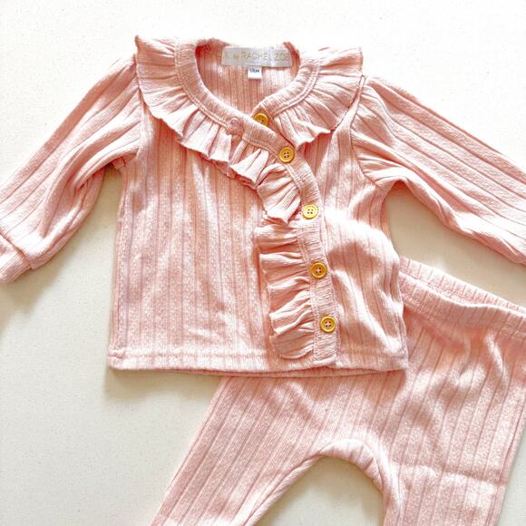 RZ Baby by Rachel Zoe 2 Piece Knit Set in Pink - Picture 3 of 5